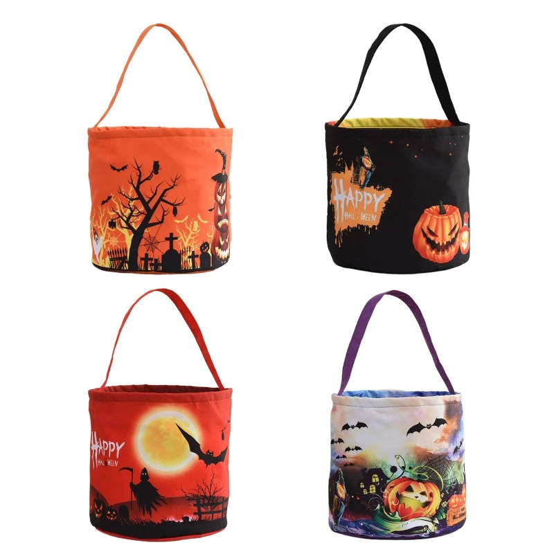 Halloween Trick or Treat Bags 4 Colors Cloth Material for Kids Halloween Parties
Halloween Trick or Treat Bags 4 Colors Cloth Material for Kids Halloween Parties