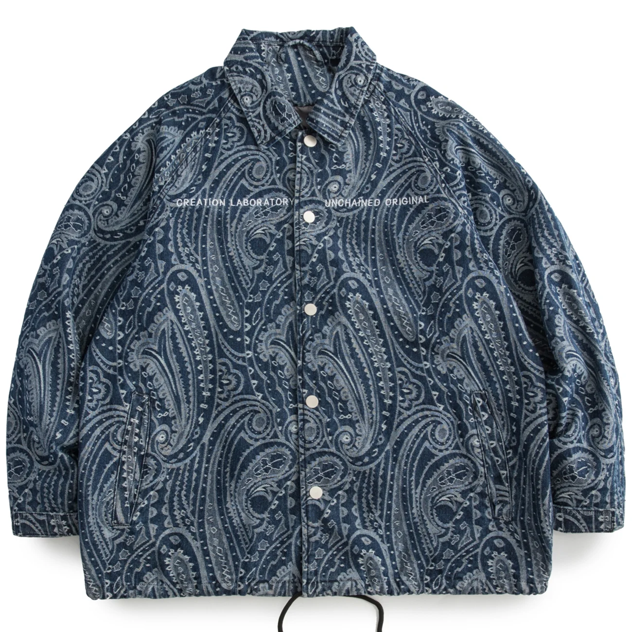 Hip Hop Denim Jacket Men Streetwear Bandanna Full Print Turn Collar Denim Coat Oversized Outwear Harajuku Autumn Jacket
Hip Hop Denim Jacket Men Streetwear Bandanna Full Print Turn Collar Denim Coat Oversized Outwear Harajuku Autumn Jacket