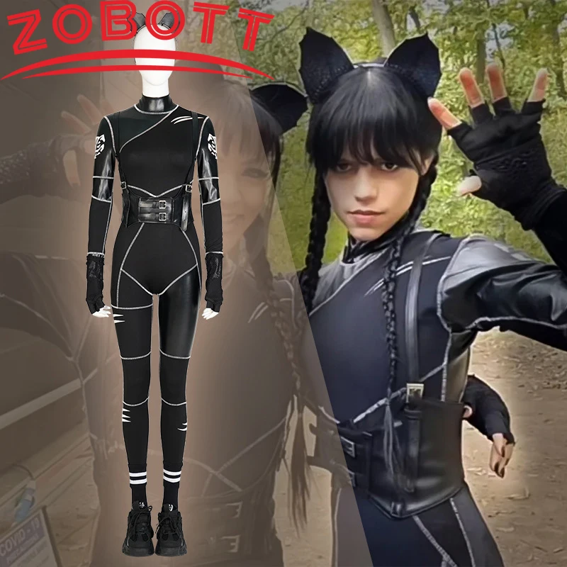Kids Children Adult Wednesday Addams Cosplay Costume Dress Outfits Halloween Carnival Suit
Kids Children Adult Wednesday Addams Cosplay Costume Dress Outfits Halloween Carnival Suit