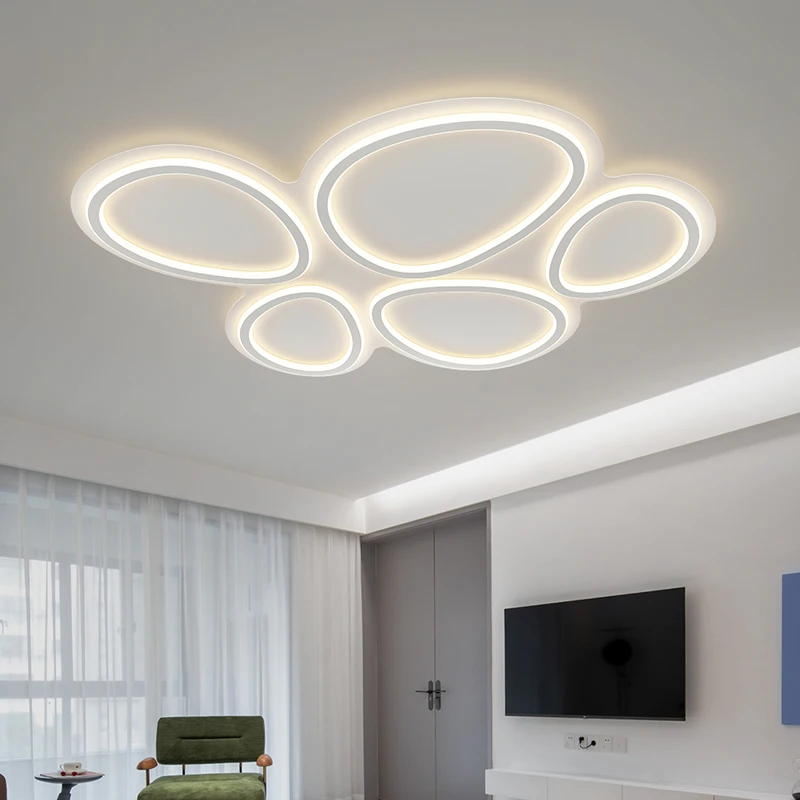 106W 80W 67W 43W Iron Modern LED Ceiling Lights For Living Room Bedroom Restaurant White Ceiling Lamp люстры потолочные
106W 80W 67W 43W Iron Modern LED Ceiling Lights For Living Room Bedroom Restaurant White Ceiling Lamp люстры потолочные