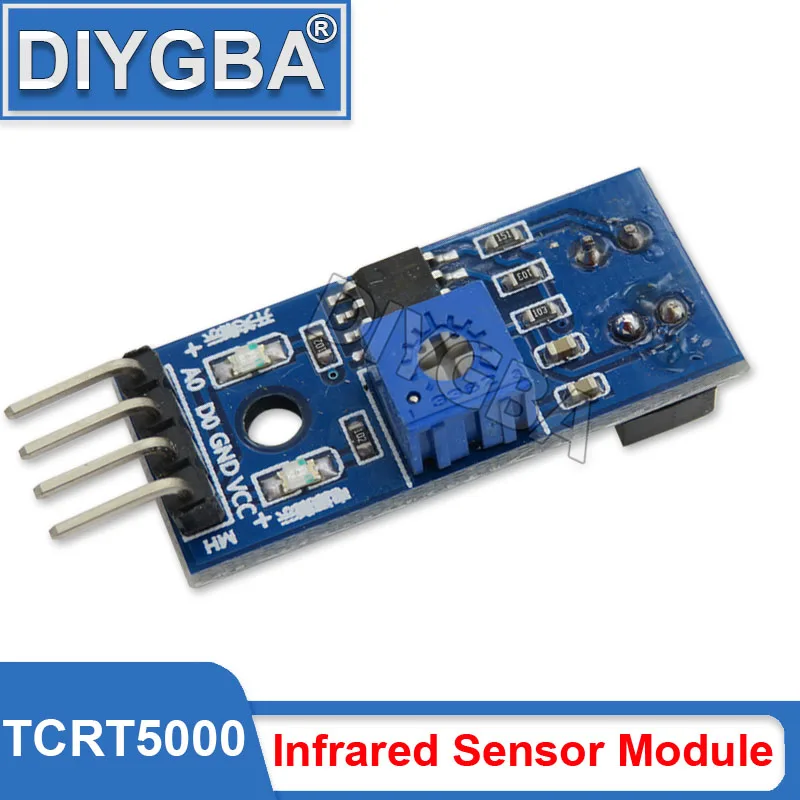 Инфракрасный светоотражающий фотоэлектрический переключатель TCRT5000, модуль датчика полосы, 1 шт.
Инфракрасный светоотражающий фотоэлектрический переключатель TCRT5000, модуль датчика полосы, 1 шт.