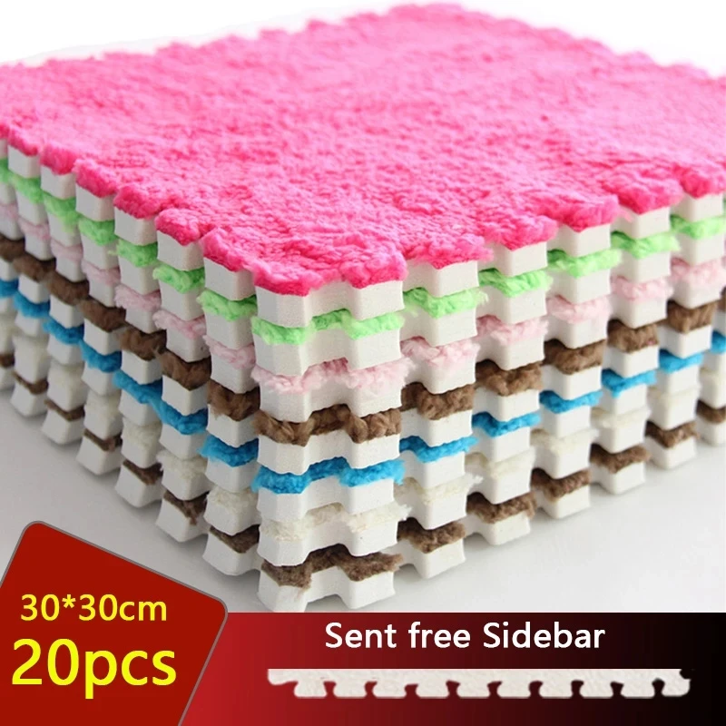 10/20PCS 30*30cm Carpet Living Room Bedroom Children Kids Soft Magic Patchwork Jigsaw Splice Heads Climbing Baby Crawing Mat
10/20PCS 30*30cm Carpet Living Room Bedroom Children Kids Soft Magic Patchwork Jigsaw Splice Heads Climbing Baby Crawing Mat