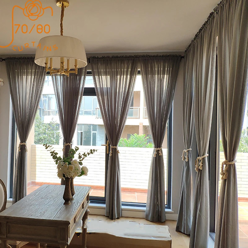 Nordic High-end Princess Style Girl Room Window Screen Curtains for Living Room Bedroom Custom Finished Bay Window French Window
Nordic High-end Princess Style Girl Room Window Screen Curtains for Living Room Bedroom Custom Finished Bay Window French Window