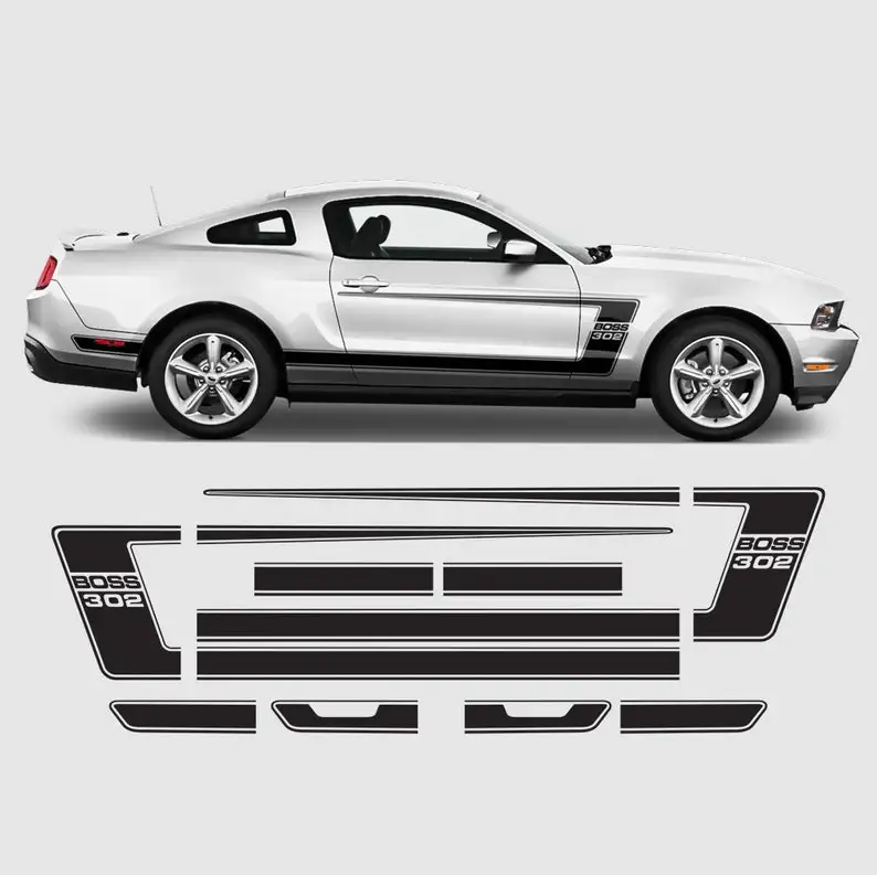 Boss 302 Mustang Car Side Door Decal - Car Sticker - Car Decal 2015 - 2022
Boss 302 Mustang Car Side Door Decal - Car Sticker - Car Decal 2015 - 2022