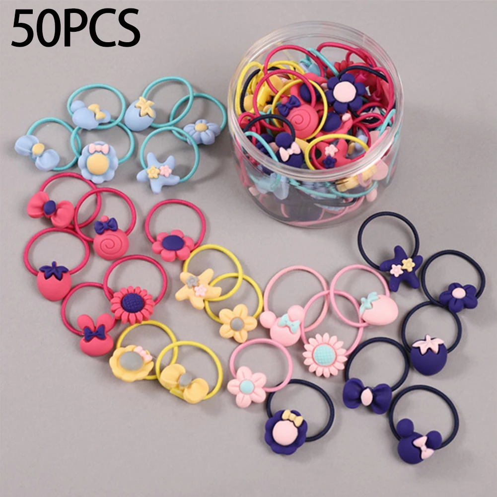 50pcs/set Cute Resin Flower Girls Hair Ties Candy Elastic Hair Bands Pigtails Hair Rope Rubber Hair Gum Scrunchies Accessories
50pcs/set Cute Resin Flower Girls Hair Ties Candy Elastic Hair Bands Pigtails Hair Rope Rubber Hair Gum Scrunchies Accessories
