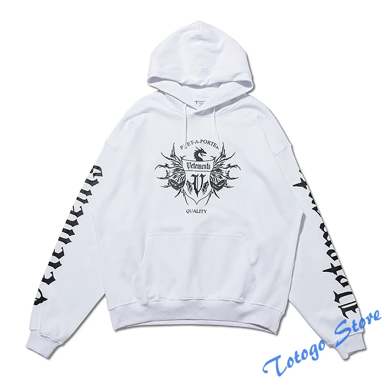 Autumn Winter Vetements Sweatshirt Man Women Fashion Streetwear Big Printing Logo All-match 1:1 VTM Hoodie Hip Hop Pullover
Autumn Winter Vetements Sweatshirt Man Women Fashion Streetwear Big Printing Logo All-match 1:1 VTM Hoodie Hip Hop Pullover