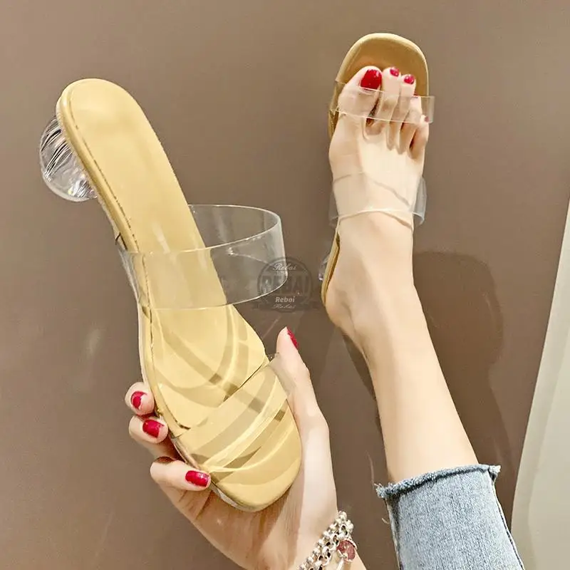 Summer High Heels Fashion PVC Pumps Women Shoes Transparent Sexy Hollow Breathable Slippers Round Toe Female Clear
Summer High Heels Fashion PVC Pumps Women Shoes Transparent Sexy Hollow Breathable Slippers Round Toe Female Clear