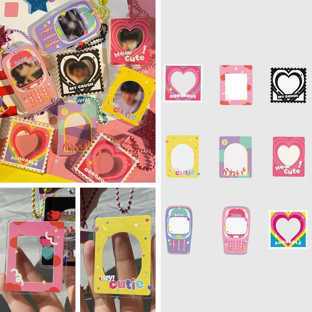 New Kawaii Colorful Idol Photocard Holder Case Korea Kpop Star Card Holder Photo Protector Sleeve School Stationery Keychain
New Kawaii Colorful Idol Photocard Holder Case Korea Kpop Star Card Holder Photo Protector Sleeve School Stationery Keychain