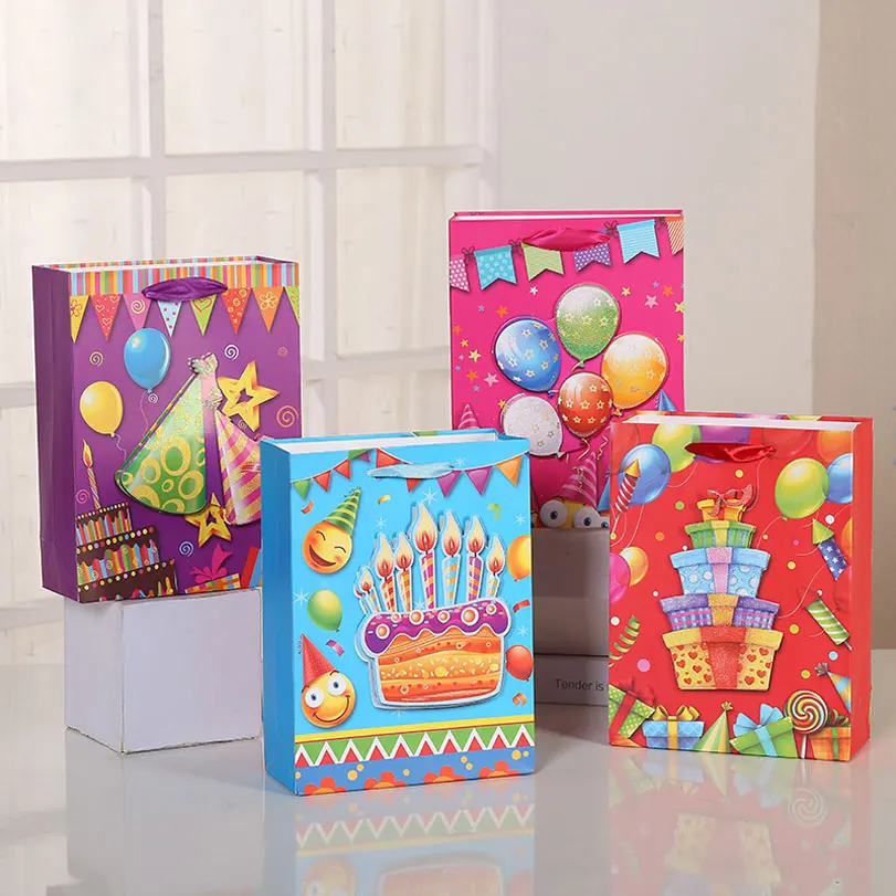 Happy Birthday Party Gift Bag Colorful Balloon with Handle Treat Box for Baby Shower Supplies Kid Birthday Cake Props Decoration
Happy Birthday Party Gift Bag Colorful Balloon with Handle Treat Box for Baby Shower Supplies Kid Birthday Cake Props Decoration