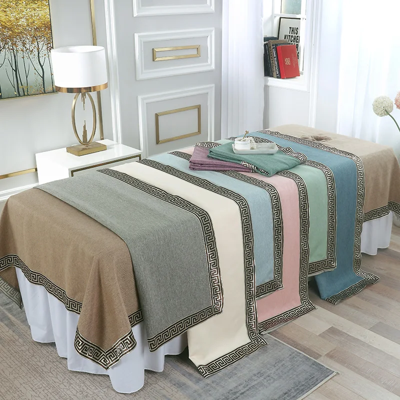 Cotton Linen Beauty Salon Bed Sheets SPA Massage Bed Table Cover Bedspread Soft Salon Sheets With/no Hole
Cotton Linen Beauty Salon Bed Sheets SPA Massage Bed Table Cover Bedspread Soft Salon Sheets With/no Hole