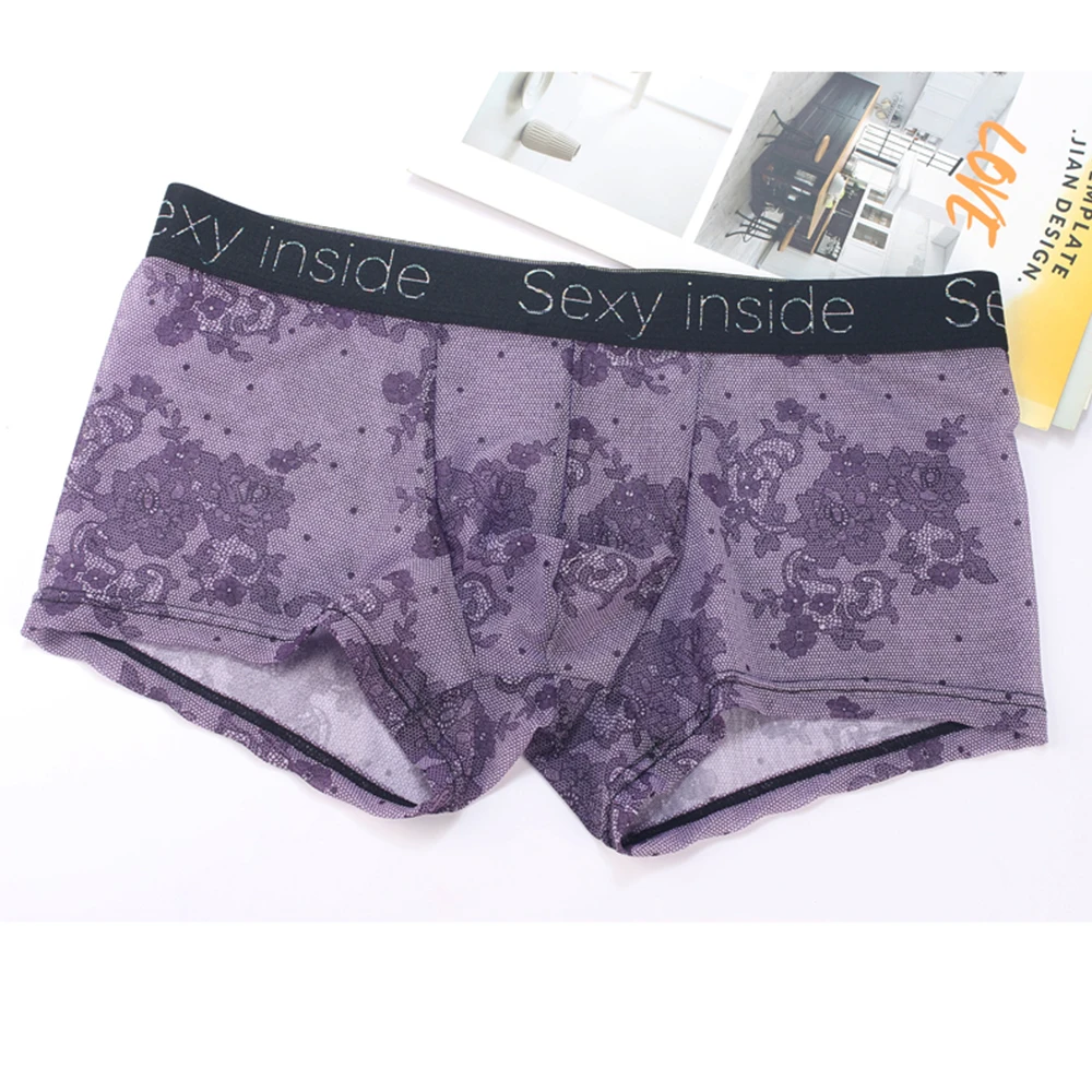 Men Boxer Briefs Ice Silk Shorts Underwear Printing Panties Breathable Bulge Pouch Lingerie Fancy Underwear Free Shipping
Men Boxer Briefs Ice Silk Shorts Underwear Printing Panties Breathable Bulge Pouch Lingerie Fancy Underwear Free Shipping