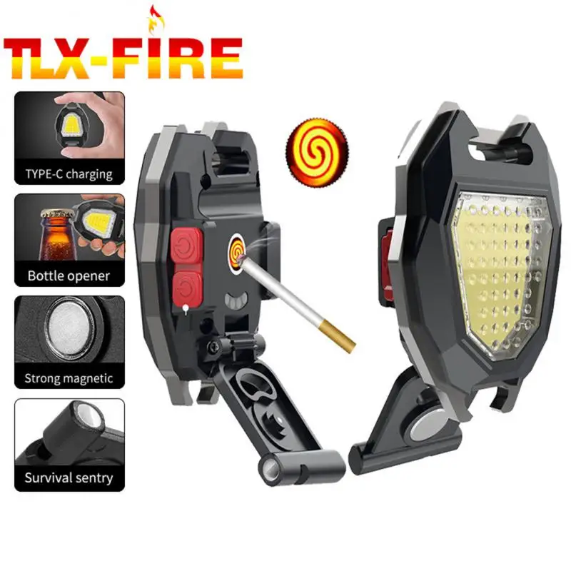 Keychain Light Power Display Flashlight 4modes Rechargeble Strong Magnetic Waterproof Cigarette Lighter Bottle Opener Tent Lamp
Keychain Light Power Display Flashlight 4modes Rechargeble Strong Magnetic Waterproof Cigarette Lighter Bottle Opener Tent Lamp