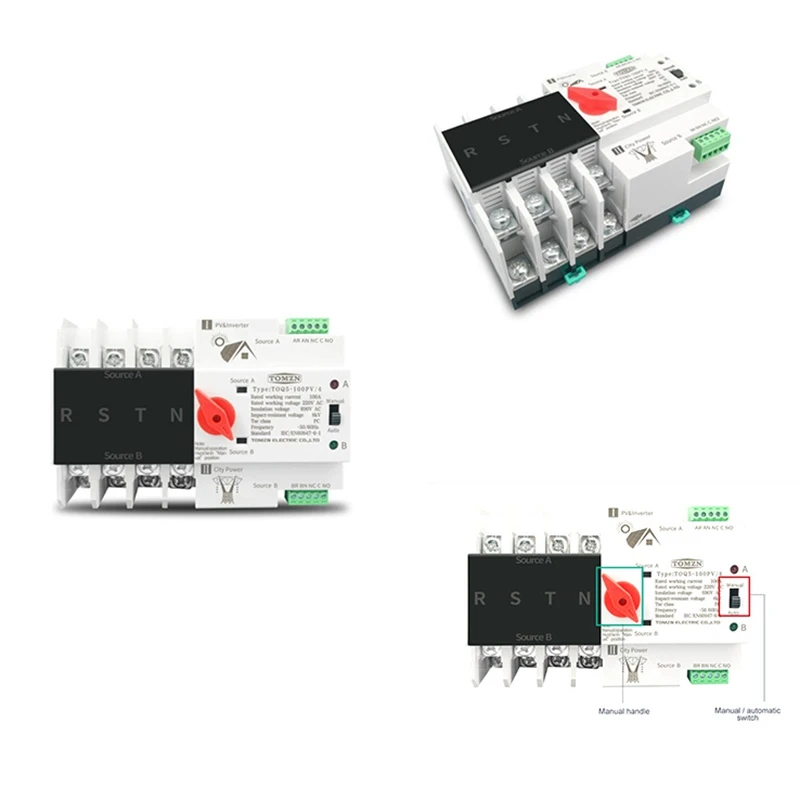 AT35 Din Rail 4P ATS Dual Power Automatic Transfer Switch Electrical Selector Switches Uninterrupted Power
AT35 Din Rail 4P ATS Dual Power Automatic Transfer Switch Electrical Selector Switches Uninterrupted Power