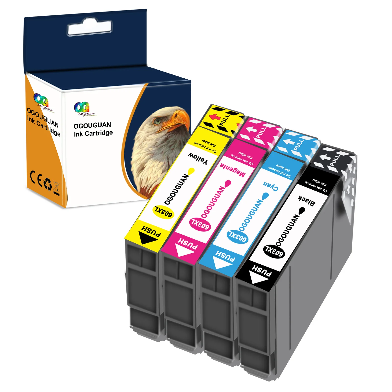 4 packs Compatible Ink Cartridge Replacement For Epson 603 603XL for XP-2100 XP-3100 XP-2105 WF-2810 WF-2850
4 packs Compatible Ink Cartridge Replacement For Epson 603 603XL for XP-2100 XP-3100 XP-2105 WF-2810 WF-2850