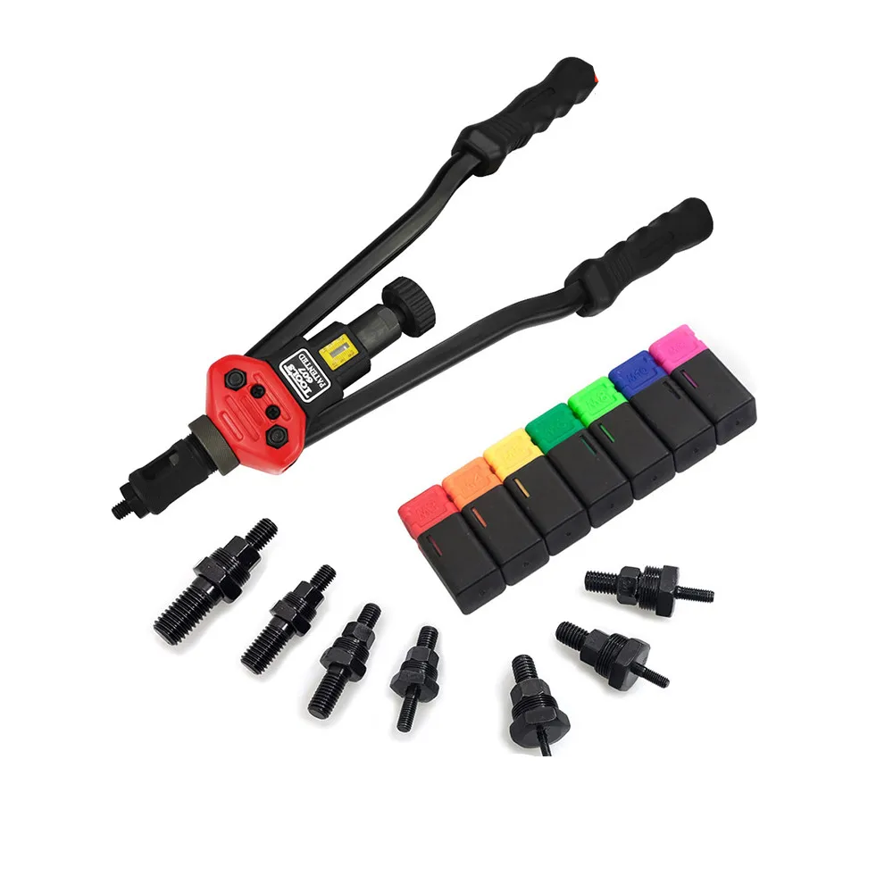 BT-607 16" Manual Riveter Gun Hand Rivet Tool Kit Rivet Nut Setting Tool Nut Setter M3/M4/M5/M6/M8/M10/M12
BT-607 16" Manual Riveter Gun Hand Rivet Tool Kit Rivet Nut Setting Tool Nut Setter M3/M4/M5/M6/M8/M10/M12