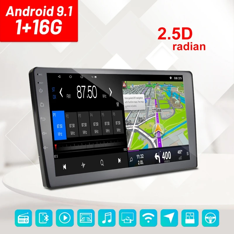 9 Inch Split Screen WIFI Car Stereo Android 9.1 MP5 Player Support GPS Navigation OBD 3 Screen Simultaneous Video Player
9 Inch Split Screen WIFI Car Stereo Android 9.1 MP5 Player Support GPS Navigation OBD 3 Screen Simultaneous Video Player