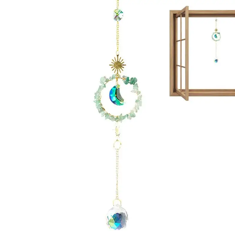 Moon Star Crystals Wind Chime Prism Sun Catchers Handmade Jewellery Garden Hanging Pendant Ornament Window Curtain Home Decor
Moon Star Crystals Wind Chime Prism Sun Catchers Handmade Jewellery Garden Hanging Pendant Ornament Window Curtain Home Decor