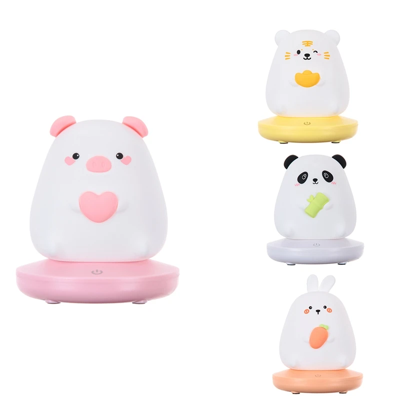 GTBL Bedroom Night Light For Children Cute Animal Led Silicone Lamp Touch Sensor Dimmable Kid Holiday Gift
GTBL Bedroom Night Light For Children Cute Animal Led Silicone Lamp Touch Sensor Dimmable Kid Holiday Gift