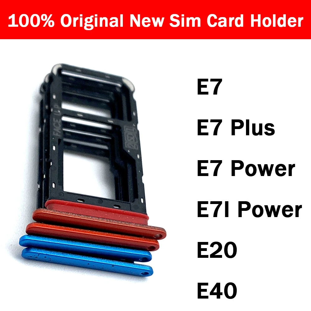 2Pcs/Lots New SiM Card Tray For Moto E7i Power E7 Plus E7 Power E20 E40 SIM Card Tray Slot Holder Adapter Accessories With Tools
2Pcs/Lots New SiM Card Tray For Moto E7i Power E7 Plus E7 Power E20 E40 SIM Card Tray Slot Holder Adapter Accessories With Tools