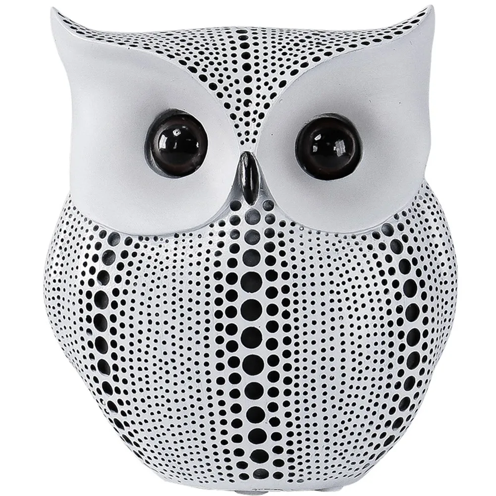 Statues for Decoration Owl Black White Resin Living Room Decor Sculptures Small Decor Ornaments Figurines for Interior-B
Statues for Decoration Owl Black White Resin Living Room Decor Sculptures Small Decor Ornaments Figurines for Interior-B