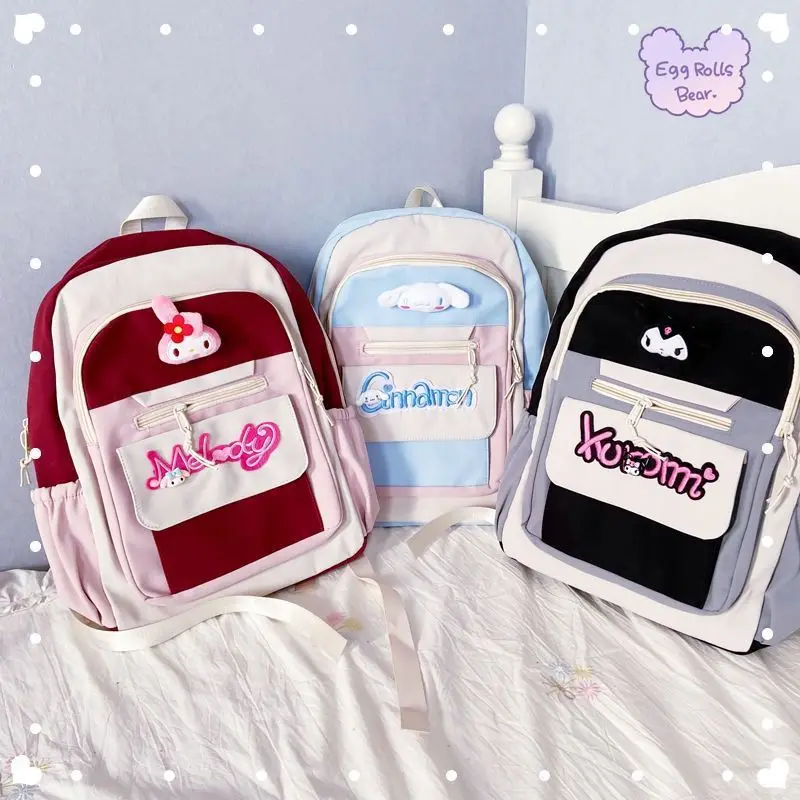 Sanrio Kuromi My Melody Cinnamoroll Canvas Y2K Student Backpacks Travel Bag School Bags for Girls Anime Backpack Multifunctional
Sanrio Kuromi My Melody Cinnamoroll Canvas Y2K Student Backpacks Travel Bag School Bags for Girls Anime Backpack Multifunctional