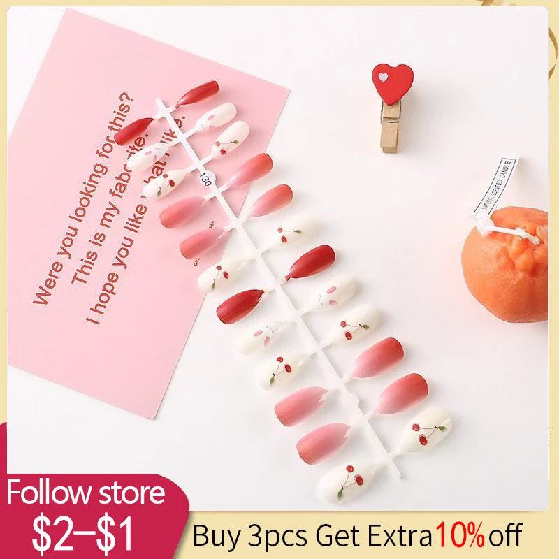 24pcs Detachable Coffin False Nails Milky Pink Gradient Wearable Short French Ballerina Fake Nails Press On Nail Art Tip
24pcs Detachable Coffin False Nails Milky Pink Gradient Wearable Short French Ballerina Fake Nails Press On Nail Art Tip