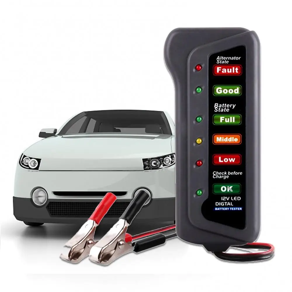 Diagnostic Tool Vehicle Battery Tester Car Automotive Charging Cranking Analyzer Diagnostic Tool
Diagnostic Tool Vehicle Battery Tester Car Automotive Charging Cranking Analyzer Diagnostic Tool