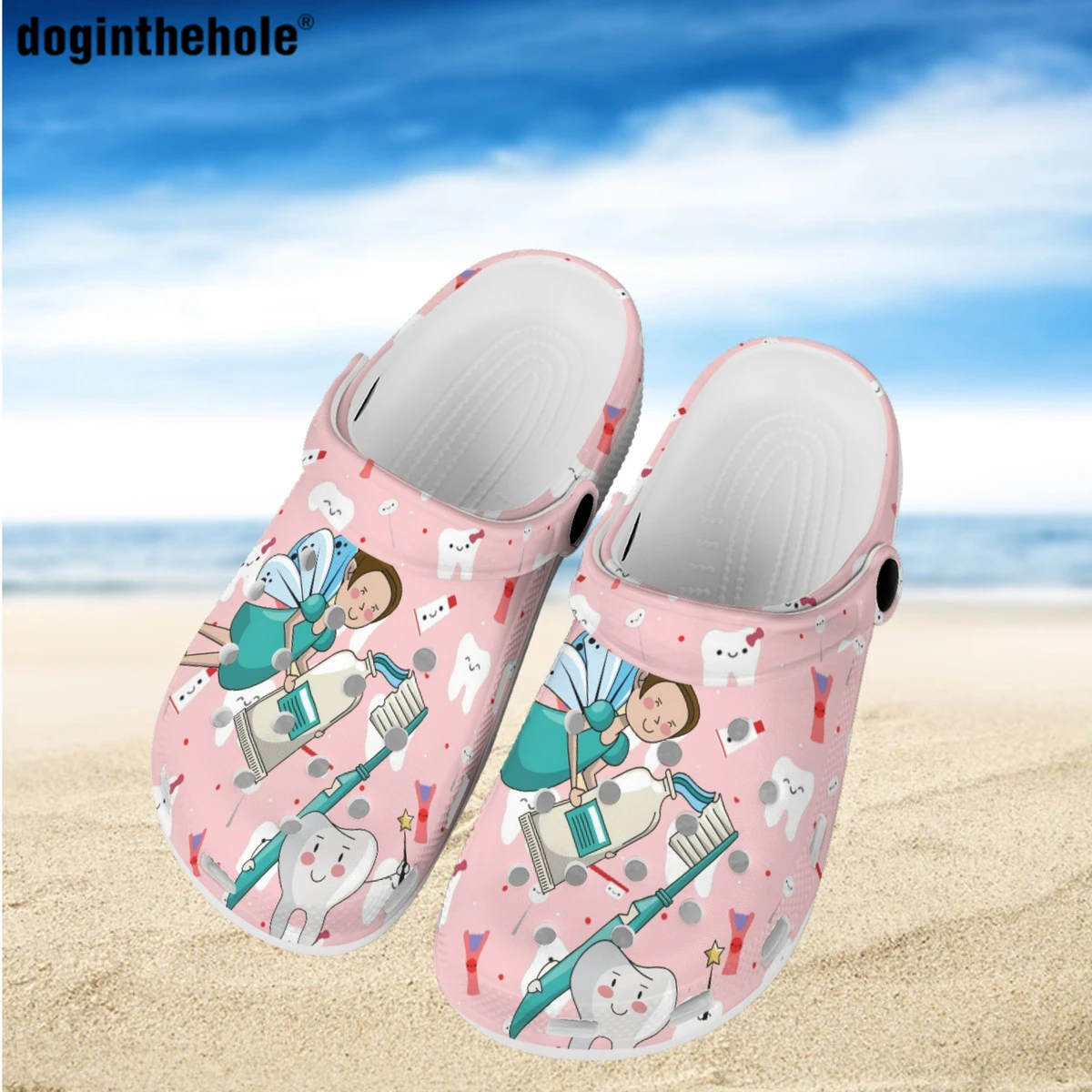 Doginthehole, симпатичная мультяшная обувь с отверстиями для стоматологического доктора для женщин и мужчин, летние дышащие сандалии для больницы и кормления, Тапочки
Doginthehole, симпатичная мультяшная обувь с отверстиями для стоматологического доктора для женщин и мужчин, летние дышащие сандалии для больницы и кормления, Тапочки