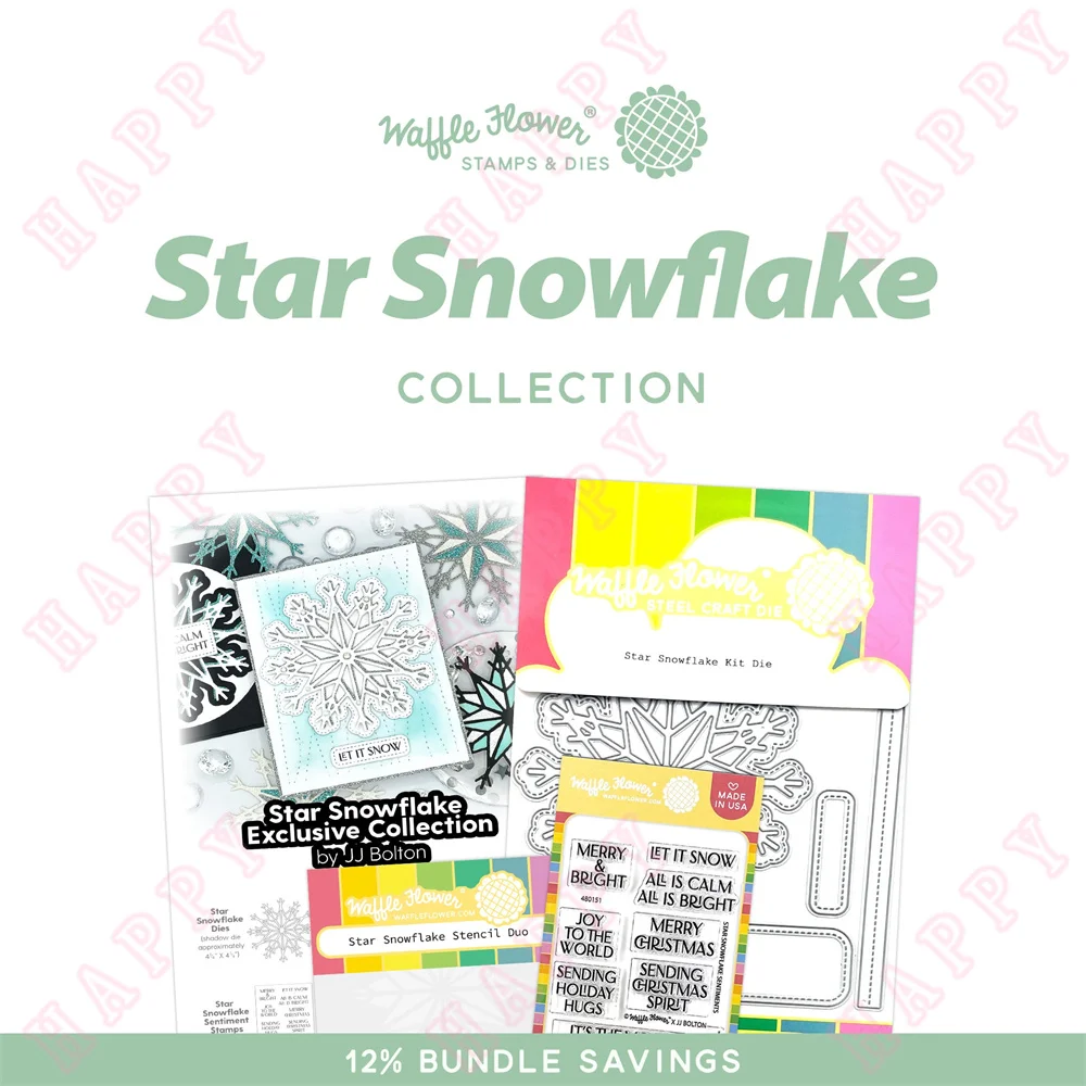 Star Snowflake Christmas Bundle Metal Cutting Dies Stamps Stencils DIY Scrapbooking Paper Diary Decoration Manual Handmade Mould
Star Snowflake Christmas Bundle Metal Cutting Dies Stamps Stencils DIY Scrapbooking Paper Diary Decoration Manual Handmade Mould