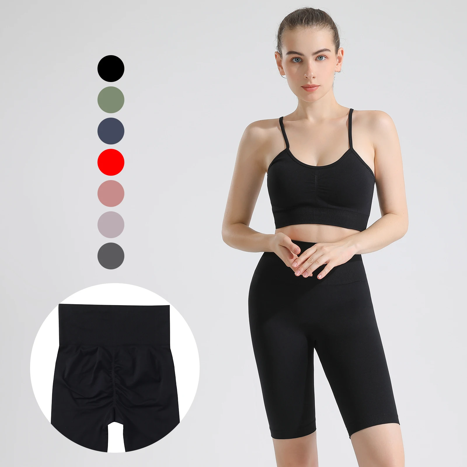 Women's Sexy Yoga Bra High Waist Sports Shorts Bubble Butt Gym Running Short Pants Sportswear Seamless Lift Butt Yoga Pants
Women's Sexy Yoga Bra High Waist Sports Shorts Bubble Butt Gym Running Short Pants Sportswear Seamless Lift Butt Yoga Pants