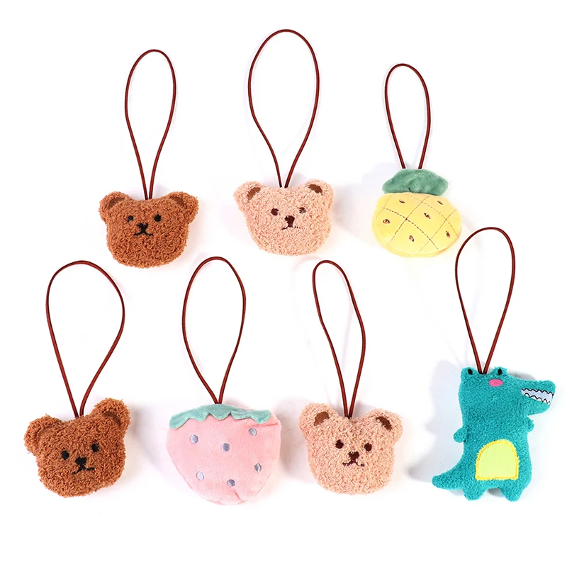 2Pcs Cute Cartoon Plush Bear Head Keychain Pompom Car Key Ring Women Girl Bag Pendant Key Chains Jewelry 7x18cm
2Pcs Cute Cartoon Plush Bear Head Keychain Pompom Car Key Ring Women Girl Bag Pendant Key Chains Jewelry 7x18cm
