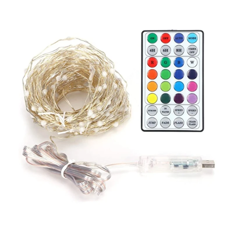 Alternating Light Chains 200 LEDs Copper Wire RGB Decorative Lamp Remote Control Timing Waterproof Flashing Lights 20 M
Alternating Light Chains 200 LEDs Copper Wire RGB Decorative Lamp Remote Control Timing Waterproof Flashing Lights 20 M