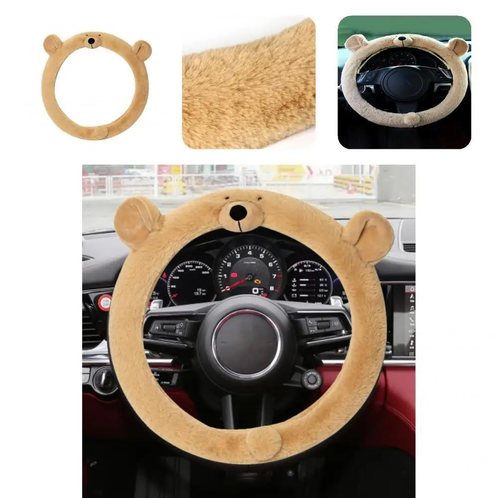 Plush Cute Protective Car Steering Cover Car Accessories Steering Wheel Protector Stain-resistant for Truck
Plush Cute Protective Car Steering Cover Car Accessories Steering Wheel Protector Stain-resistant for Truck