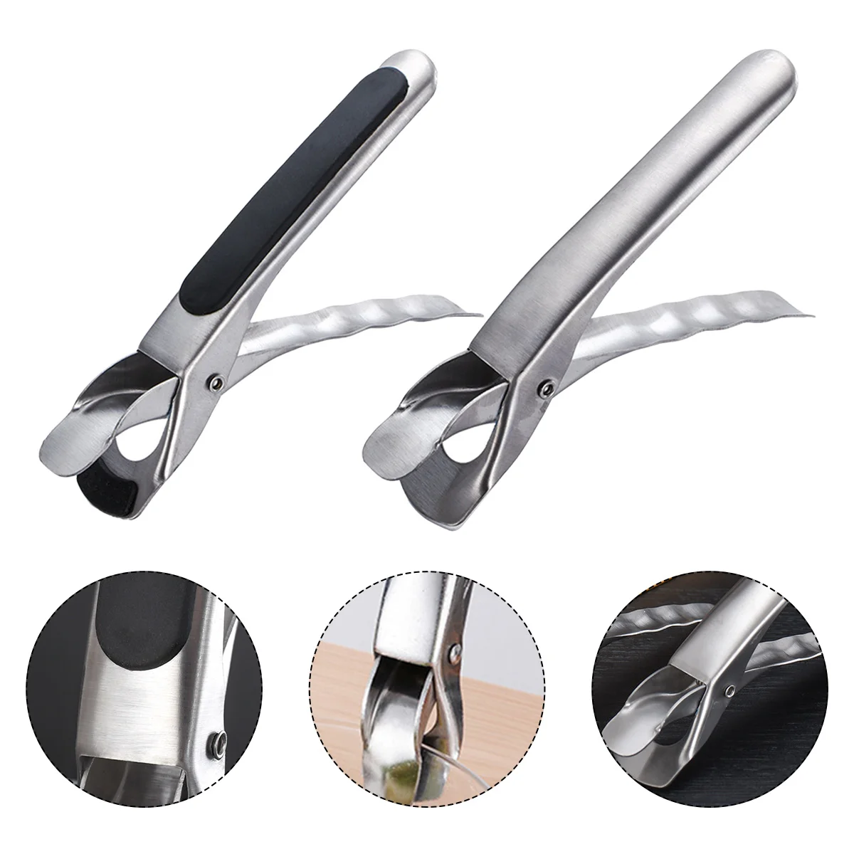 Pan Gripper Hot Pan Gripper Tray Lifter Hot Pot Holder Anti Hot Kitchen Tong Silica Gel Bowl Clip Retriever Hot Dishes Lifter
Pan Gripper Hot Pan Gripper Tray Lifter Hot Pot Holder Anti Hot Kitchen Tong Silica Gel Bowl Clip Retriever Hot Dishes Lifter