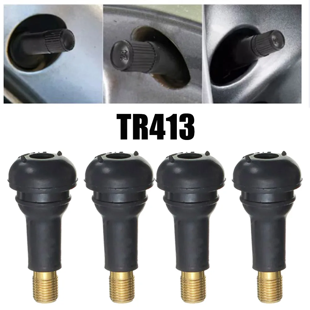 4pcs TR412/TR413 High Quality Tire Valve Stem Universal Rubber Valve Tubeless Nozzle With Valve Core Car Accessories
4pcs TR412/TR413 High Quality Tire Valve Stem Universal Rubber Valve Tubeless Nozzle With Valve Core Car Accessories