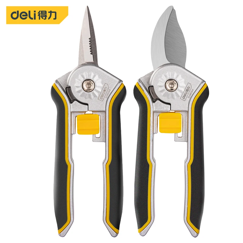 Садовые ножницы Deli 6 ''2 шт. в комплекте, многофункциональные переносные садовые ножницы с защитой от коррозии и блокировкой, набор ручных нож...
Садовые ножницы Deli 6 ''2 шт. в комплекте, многофункциональные переносные садовые ножницы с защитой от коррозии и блокировкой, набор ручных нож...