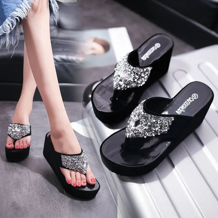 House Slippers Platform Women Luxury Shoes Slides On A Wedge Pantofle Rubber Flip Flops Designer Summer 2022 Flat Hawaiian
House Slippers Platform Women Luxury Shoes Slides On A Wedge Pantofle Rubber Flip Flops Designer Summer 2022 Flat Hawaiian