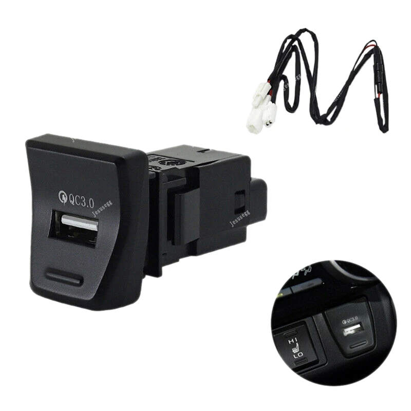 Car Central Control USB Charger QC3.0 Fast Charge USB Charger Adapter For Toyota RAV-4 2019 2020 2021
Car Central Control USB Charger QC3.0 Fast Charge USB Charger Adapter For Toyota RAV-4 2019 2020 2021