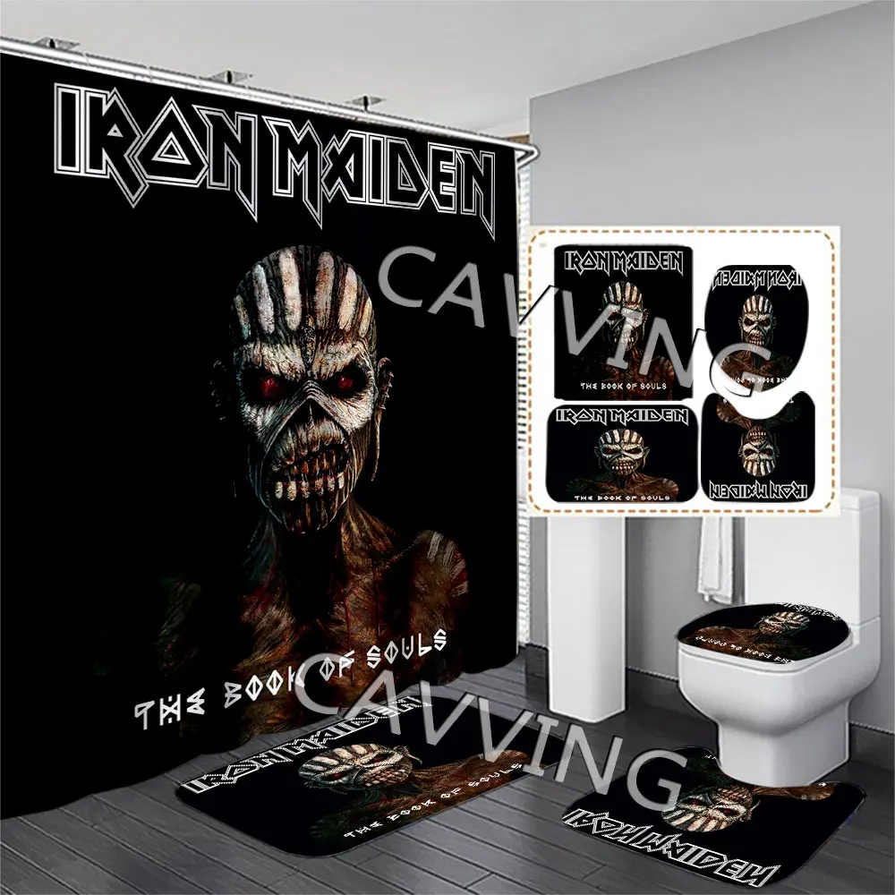 ROCK BAND 3D Printed Shower Curtains Waterproof Bathroom Curtain Anti-slip Bath Mat Set Toilet Rugs Carpets F05
ROCK BAND 3D Printed Shower Curtains Waterproof Bathroom Curtain Anti-slip Bath Mat Set Toilet Rugs Carpets F05