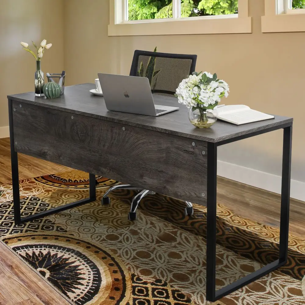 60'' Computer Desk for Home Office, Large Writing Study Desk with Metal Frame for Workstation Studying
60'' Computer Desk for Home Office, Large Writing Study Desk with Metal Frame for Workstation Studying