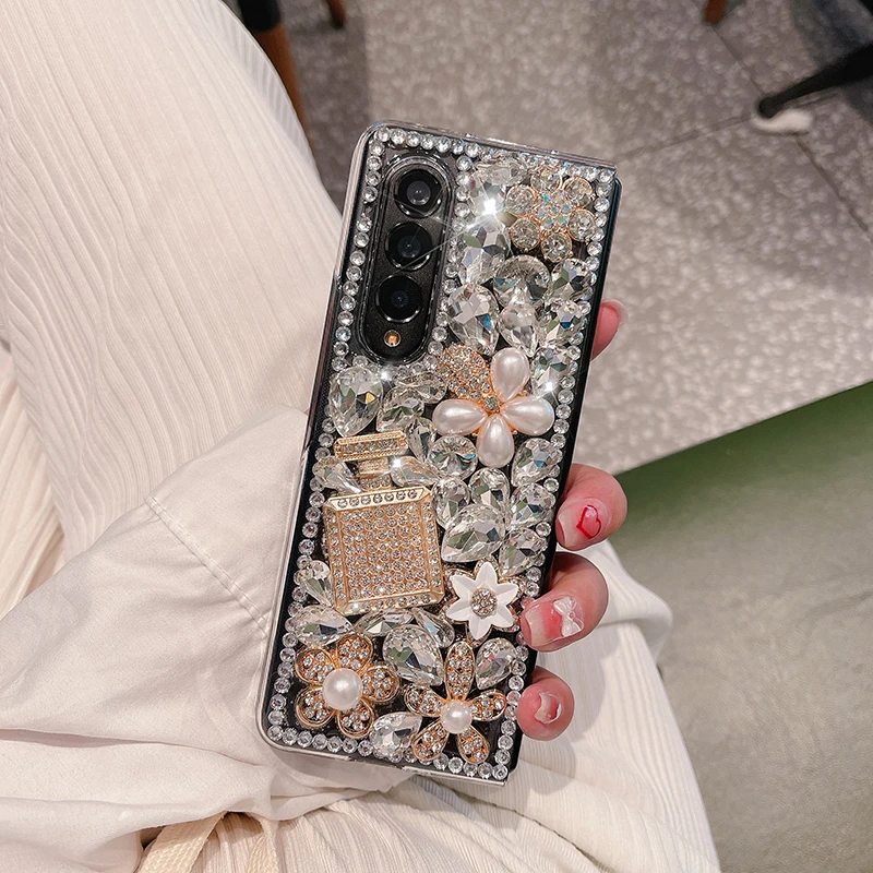 DIY Diamond Phone Case For Samsung Galaxy Z Fold 3 Luxury Bling Rhinestone Clear Hard Cover For Galaxy Z Fold 2
DIY Diamond Phone Case For Samsung Galaxy Z Fold 3 Luxury Bling Rhinestone Clear Hard Cover For Galaxy Z Fold 2