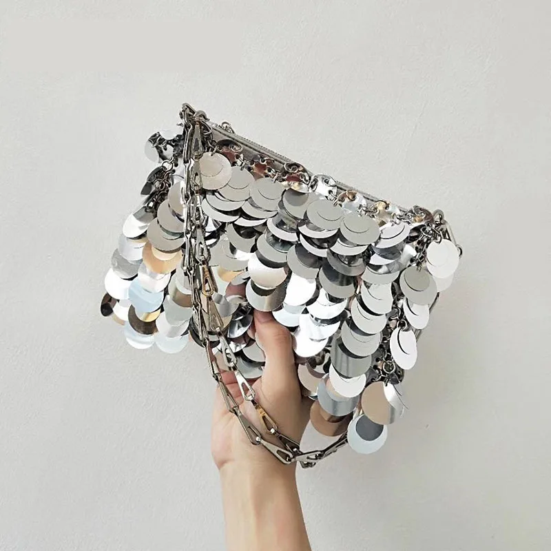 Sequins Handbags Silver Bag Women Small Tote Bag Bling Bling Fashion Lady Bucket Handbags Girls Glitter Purses Brand
Sequins Handbags Silver Bag Women Small Tote Bag Bling Bling Fashion Lady Bucket Handbags Girls Glitter Purses Brand