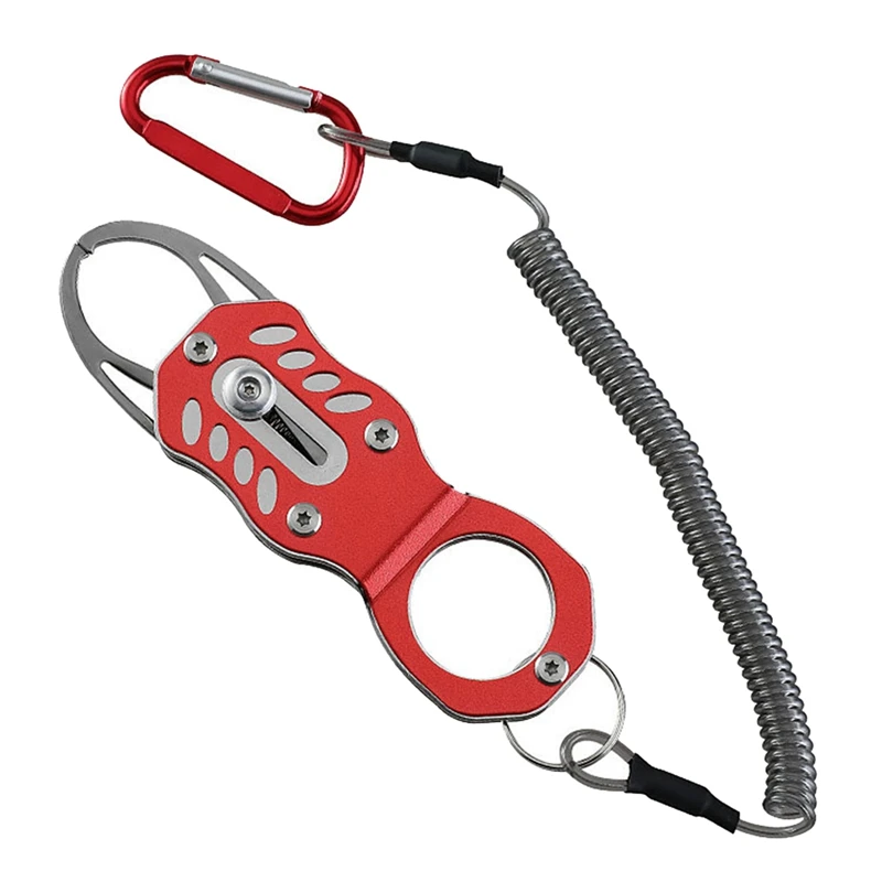 Portable Lock Fishing Tackle Lip Gripper Aluminium Alloy Fish Gripper Controller Tools Red
Portable Lock Fishing Tackle Lip Gripper Aluminium Alloy Fish Gripper Controller Tools Red