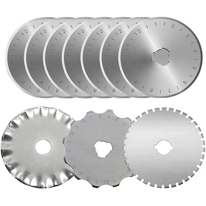 Rotary Cutter Blades 45Mm, 10 Pack Rotary Blades 45Mm Cutter Replacement, Sharp And Durable
Rotary Cutter Blades 45Mm, 10 Pack Rotary Blades 45Mm Cutter Replacement, Sharp And Durable