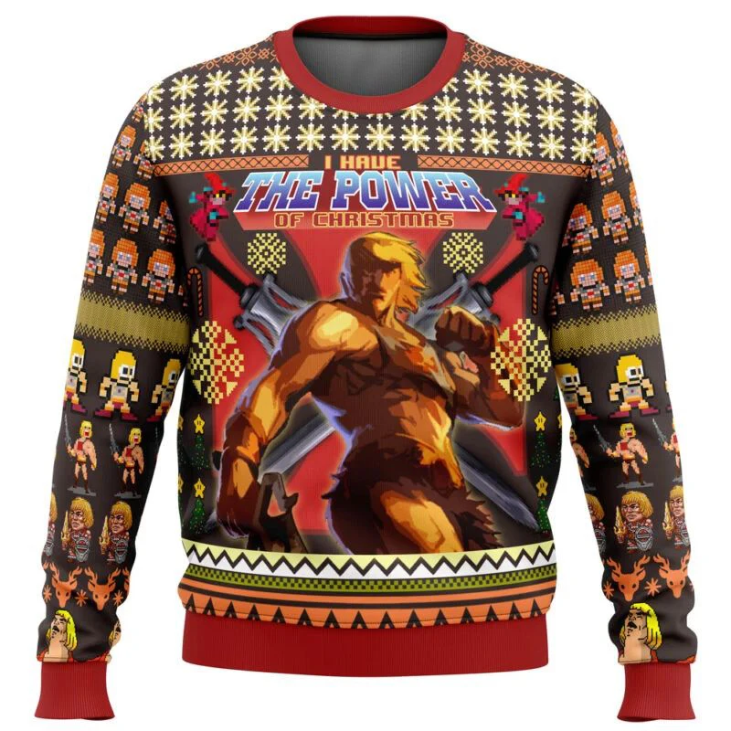 Рождественский свитер HEYYEYA HE-MAN, Рождественский свитер, Подарочный пуловер с Санта-Клаусом, Мужская трехмерная Толстовка и топ на осень и зиму cl
Рождественский свитер HEYYEYA HE-MAN, Рождественский свитер, Подарочный пуловер с Санта-Клаусом, Мужская трехмерная Толстовка и топ на осень и зиму cl
