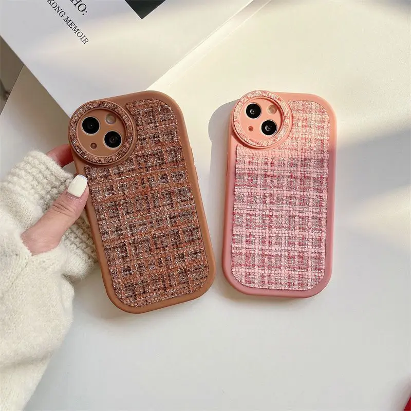 10PCS Ins Style Tweed Phone Case For iPhone 13 Pro Max 11 12 Pro X XS Max XR Shockproof Full Case Back Cover
10PCS Ins Style Tweed Phone Case For iPhone 13 Pro Max 11 12 Pro X XS Max XR Shockproof Full Case Back Cover