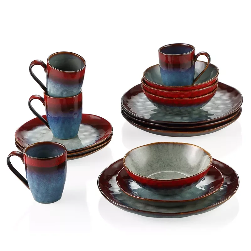 16/32/48-Piece Starry Dinner Set,Kiln Change Glaze Tableware Dinner Service with Dinner Plate,Dessert Plate,Bowl,Mug
16/32/48-Piece Starry Dinner Set,Kiln Change Glaze Tableware Dinner Service with Dinner Plate,Dessert Plate,Bowl,Mug