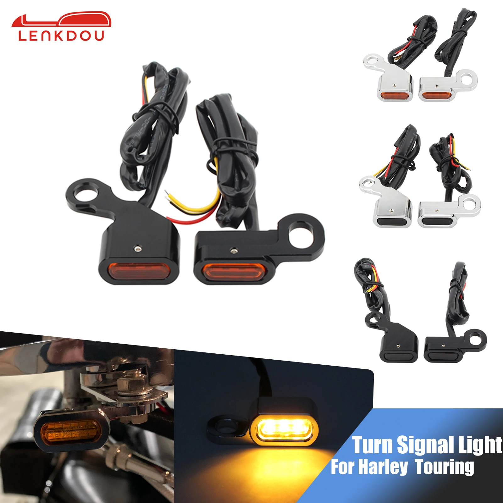 For Harley Touring Road King Stree Gilde Softail Sport Glide 2009-2018 Motorcycle Mini LED Handlebar Turn Signal Lights Blinker
For Harley Touring Road King Stree Gilde Softail Sport Glide 2009-2018 Motorcycle Mini LED Handlebar Turn Signal Lights Blinker