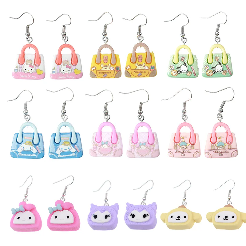 Kawaii Мультфильм Sanrioed имитация сумочки серьги аниме MyMelody Cinnamoroll Kuromi HelloKittys серьги для девочек Ювелирные изделия Подарки
Kawaii Мультфильм Sanrioed имитация сумочки серьги аниме MyMelody Cinnamoroll Kuromi HelloKittys серьги для девочек Ювелирные изделия Подарки