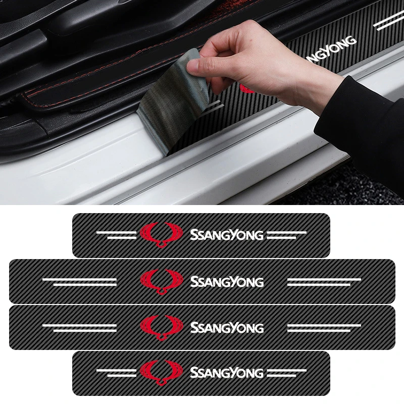 4pcs Car Door Threshold Protection Sticker Anti-Scratch for Ssangyong Rexton 2 Tivolan Musso Tivoli Kyron Actyon Sport Korando
4pcs Car Door Threshold Protection Sticker Anti-Scratch for Ssangyong Rexton 2 Tivolan Musso Tivoli Kyron Actyon Sport Korando